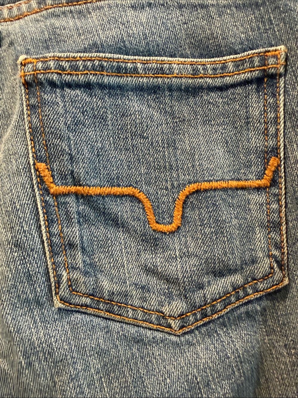 Kimes Ranch Medium Blue Flared Jeans - Picture 3 of 5